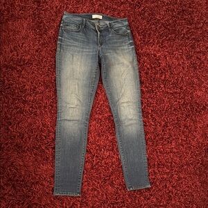 LOFT Blue Curvy Skinny Jeans sz 4